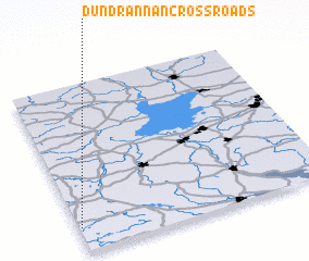 3d view of Dundrannan Cross Roads