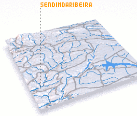 3d view of Sendim da Ribeira