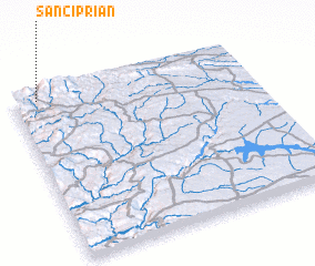 3d view of San Ciprián