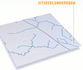 3d view of Sítio Selva de Pedra