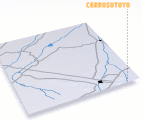 3d view of Cerro Sotuyo