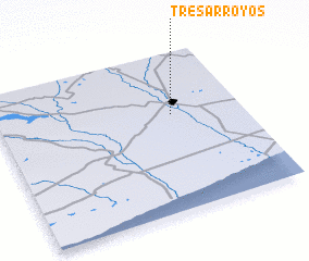 3d view of Tres Arroyos