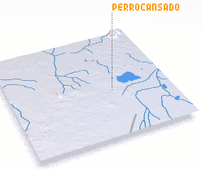 3d view of Perro Cansado