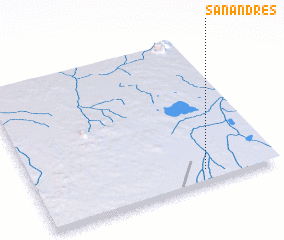 3d view of San Andrés