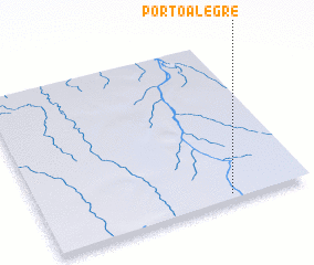 3d view of Pôrto Alegre