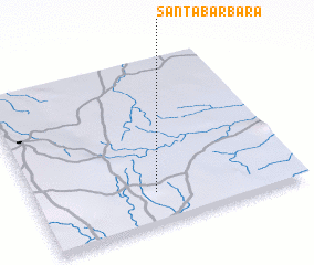 3d view of Santa Bárbara