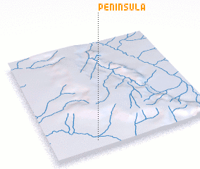 3d view of Península