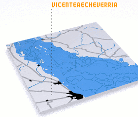 3d view of Vicente A. Echeverría