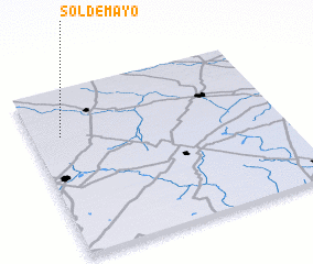 3d view of Sol de Mayo