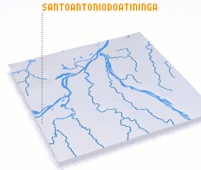 3d view of Santo Antônio do Atininga