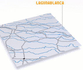 3d view of Laguna Blanca