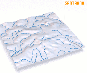 3d view of Santa Ana