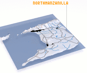 3d view of North Manzanilla