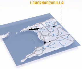 3d view of Lower Manzanilla