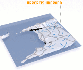 3d view of Upper Fishing Pond