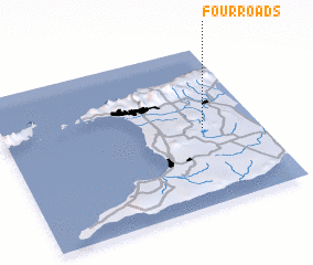 3d view of Four Roads