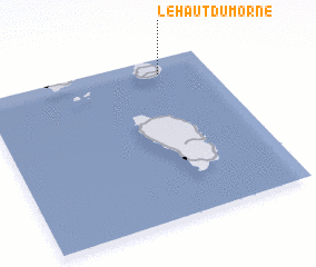 3d view of Le Haut du Morne