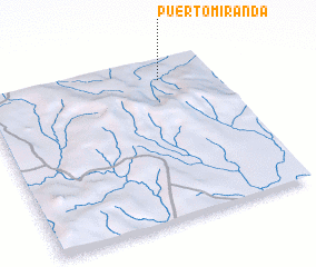 3d view of Puerto Miranda