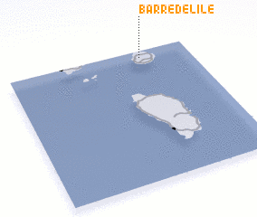 3d view of Barre de lʼÎle