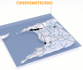 3d view of Cipero-Sainte Croix