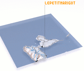 3d view of Le Petit Marigot