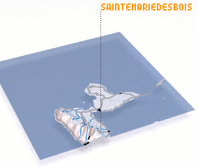 3d view of Sainte-Marie des Bois