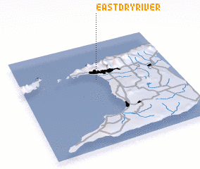 3d view of East Dry River