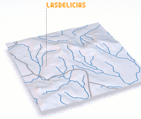 3d view of Las Delicias