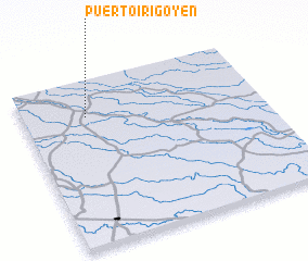 3d view of Puerto Irigoyen