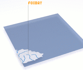 3d view of Fox Bay