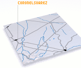 3d view of Coronel Suárez