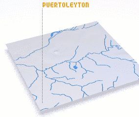 3d view of Puerto Leytón