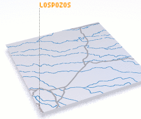 3d view of Los Pozos