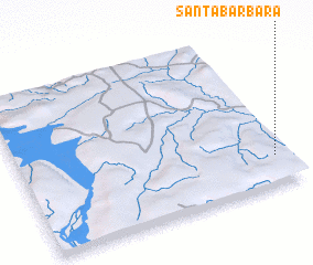 3d view of Santa Bárbara