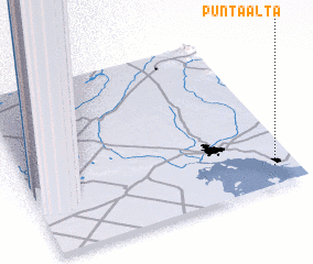 3d view of Punta Alta