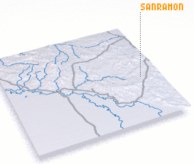 3d view of San Ramón