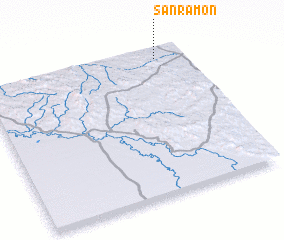 3d view of San Ramón