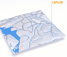 3d view of La Flor