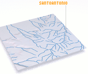 3d view of Santo Antônio