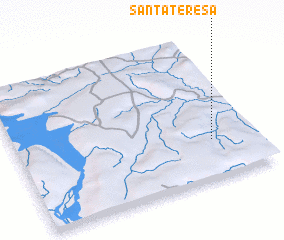 3d view of Santa Teresa