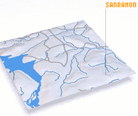 3d view of San Ramón