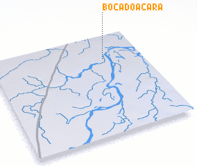 3d view of Bôca do Acará