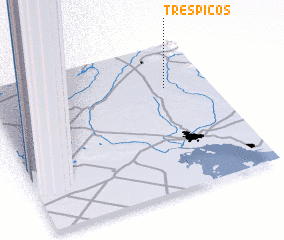 3d view of Tres Picos