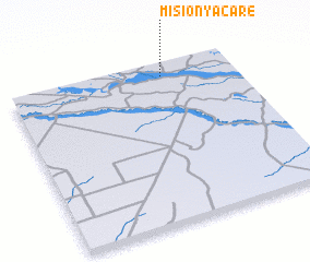 3d view of Misión Yacaré