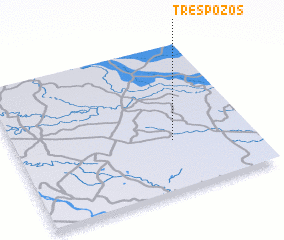 3d view of Tres Pozos