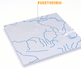 3d view of Puerto Rubio