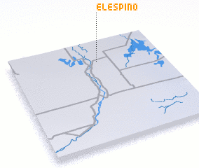 3d view of El Espino