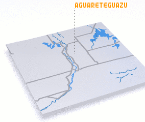 3d view of Aguareteguazú