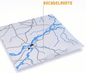 3d view of Boca del Monte