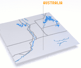 3d view of Australia